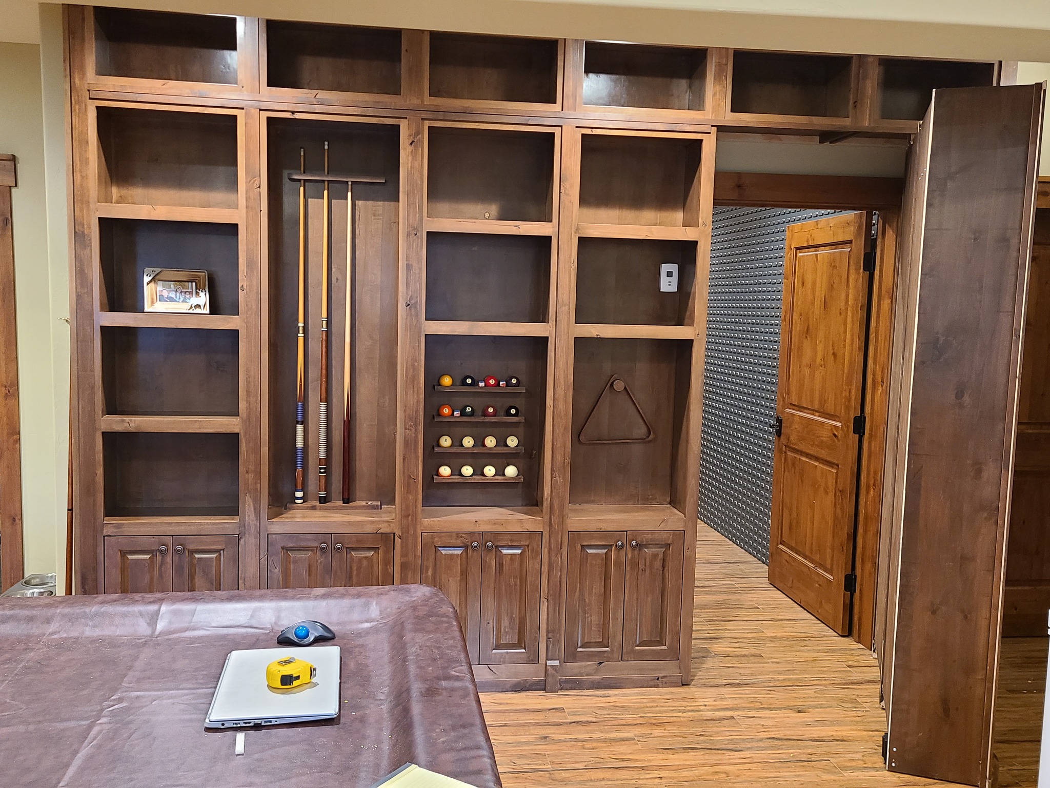 Hidden door bookcase vault